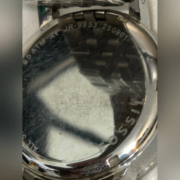 Fossil Watch JR-9948 Extremely Rare Pink Floating Face